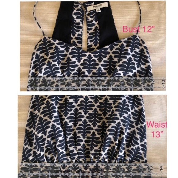 Madewell Silk Dress Ikat Floral Daylight 0 C5228 - Picture 4 of 8